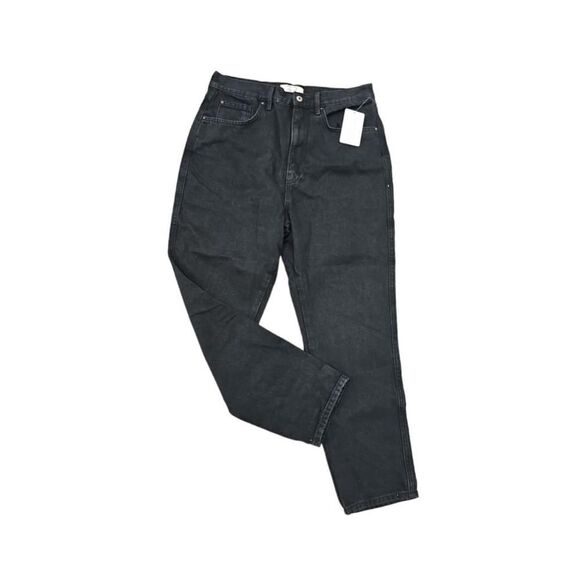 Free People Black Out Stove Pipe Jean Size 32 - Picture 3 of 8
